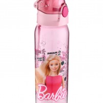 Barbie Lisanslı Kilitli Kapak Matara – Suluk 650 ml.