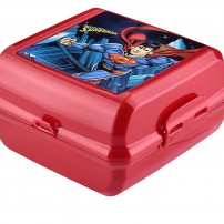 Süperman İki Katlı Bölmeli Beslenme Kutusu